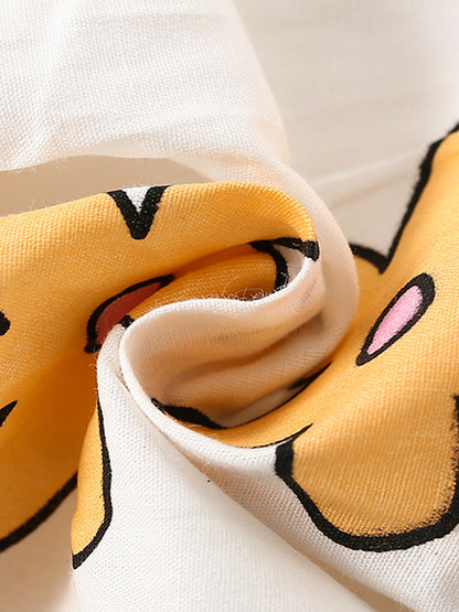 Summer Arrival Baby Kids Girls Fly Sleeves Floral Print Square Neck Yellow Dress, MyKids-USA®, Baby & Toddler Dresses, MyKids-USA -  -  -  -  -  -  - 