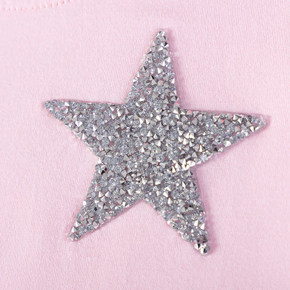 Summer Arrival Stars Pattern Short Sleeves Tulle Patchwork Dress for Stylish Girls, MyKids-USA®, Baby & Toddler Dresses, MyKids-USA -  -  -  -  -  -  - .