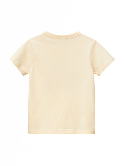 Summer Boys’ Letters Pattern Apricot T-shirt in European and American Style, MyKids-USA®, T-Shirts, MyKids-USA -  -  -  -  -  -  - .