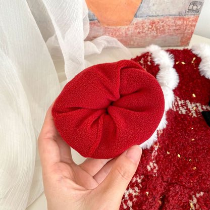 Winter Arrival Baby Girls Long Sleeves Plaid Pattern Fleece-Lined Warm Rompers, MyKids-USA®, Baby One-Pieces, MyKids-USA -  -  -  -  -  -  - 