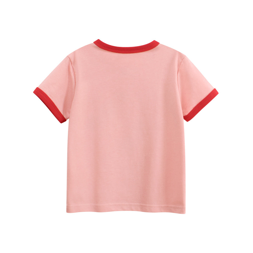 Summer Girls’ Colorful Bubbles Pattern T-shirt in European and American Style, MyKids-USA®, Baby & Toddler Tops, MyKids-USA -  -  -  -  -  -  - 