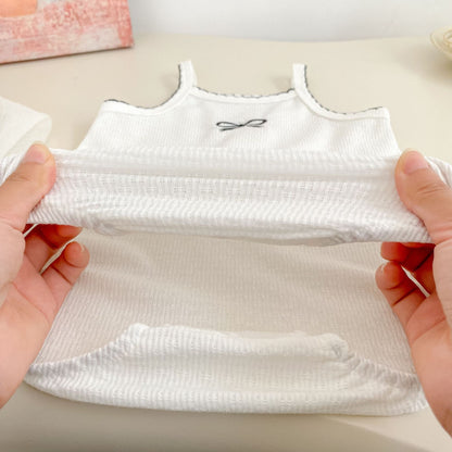 Summer Arrival Baby Girls Sleeveless Simple Embroidery Pattern Bodysuit, MyKids-USA®, Baby & Children's One-Pieces, MyKids-USA -  -  -  -  -  -  - .