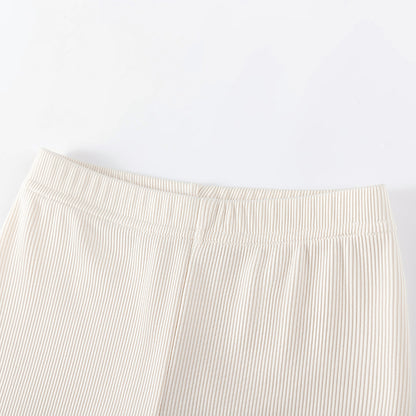 Summer Hot Selling Baby Kids Girls Short Sleeves Rainbow Cartoon Pattern T-shirt and Plain Pants Clothing Set, MyKids-USA®, Baby & Toddler Outfits, MyKids-USA -  -  -  -  -  -  - .