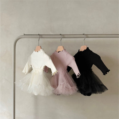MyKids-USA® Autumn Butterfly-bows Baby Girls Princess Long Sleeves Dress