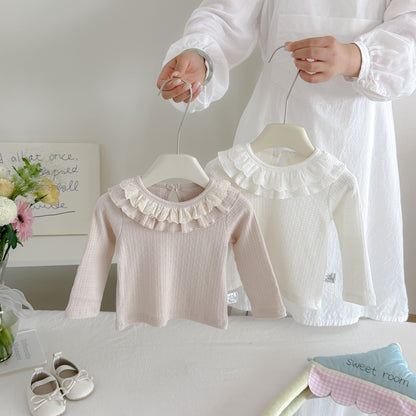 MyKids-USA® Arrival Autumn Princess Style Baby Girl Base Layer Top
