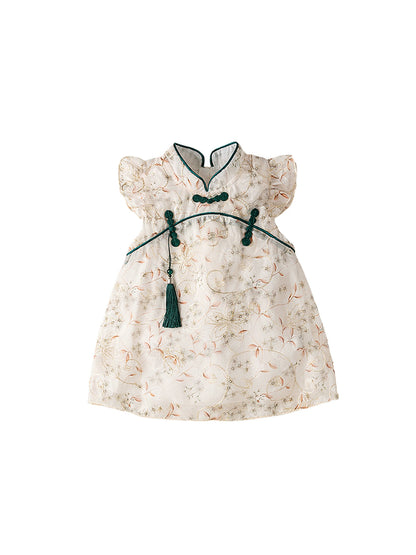 Summer Arrival Fly Sleeves Floral Dress for Stylish Girls, MyKids-USA®, Baby & Children's Dresses, MyKids-USA -  -  -  -  -  -  - .