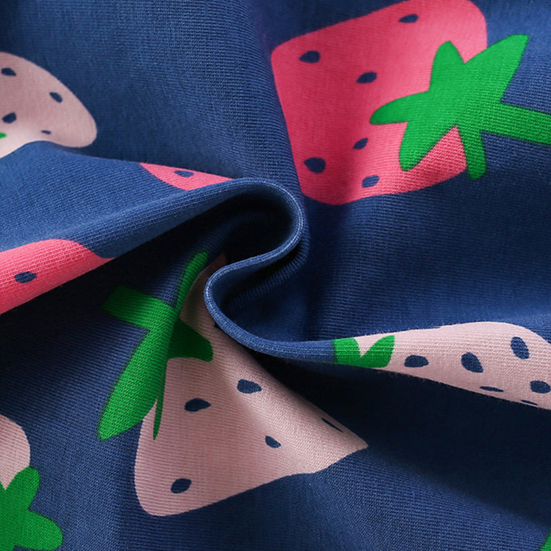 Summer Arrival Fruits Strawberry Pattern Sleeveless Dress for Stylish Girls, MyKids-USA®, Baby & Toddler Dresses, MyKids-USA -  -  -  -  -  -  - 