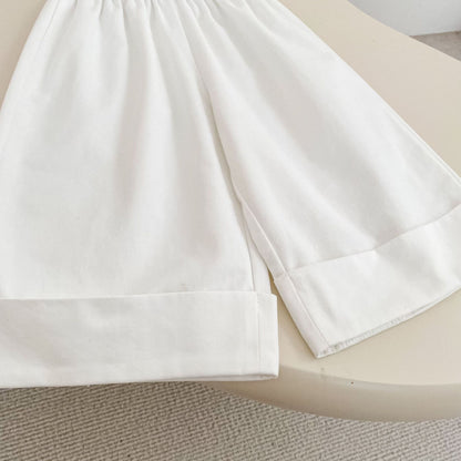 Arrival Summer Baby Kids Girls Sleeveless Plaid Pattern Top and Plain Pants, MyKids-USA®, Baby & Children's Outfits, MyKids-USA - Size/Age - 73 (6-9M) - Color - White -  -  - TR2605202246-B.