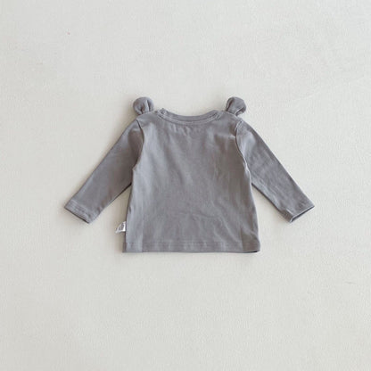 Autumn and Spring Arrival Baby Kids Unisex Long Sleeves Solid Color Cute Top, MyKids-USA®, Shirts, MyKids-USA -  -  -  -  -  -  - 