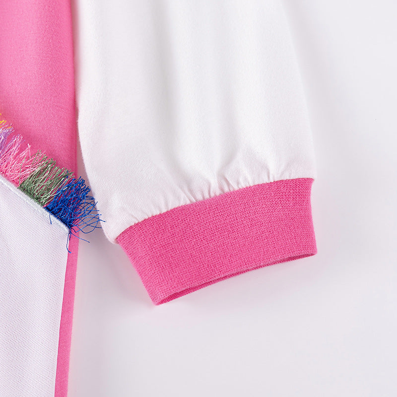 Autumn Arrival Cartoon Animals Pattern Long Sleeves Crew Neck Dress for Stylish Girls, MyKids-USA®, Baby & Toddler Dresses, MyKids-USA -  -  -  -  -  -  - 