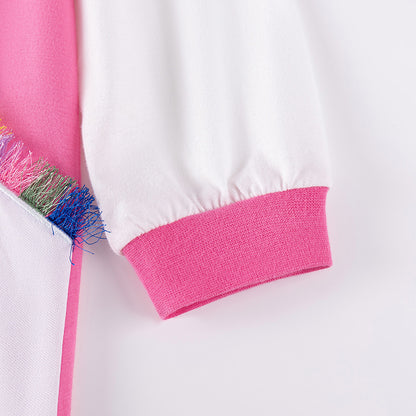 Autumn Arrival Cartoon Animals Pattern Long Sleeves Crew Neck Dress for Stylish Girls, MyKids-USA®, Baby & Toddler Dresses, MyKids-USA -  -  -  -  -  -  - 