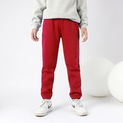 Autumn Thickened Solid Color Pants Trousers