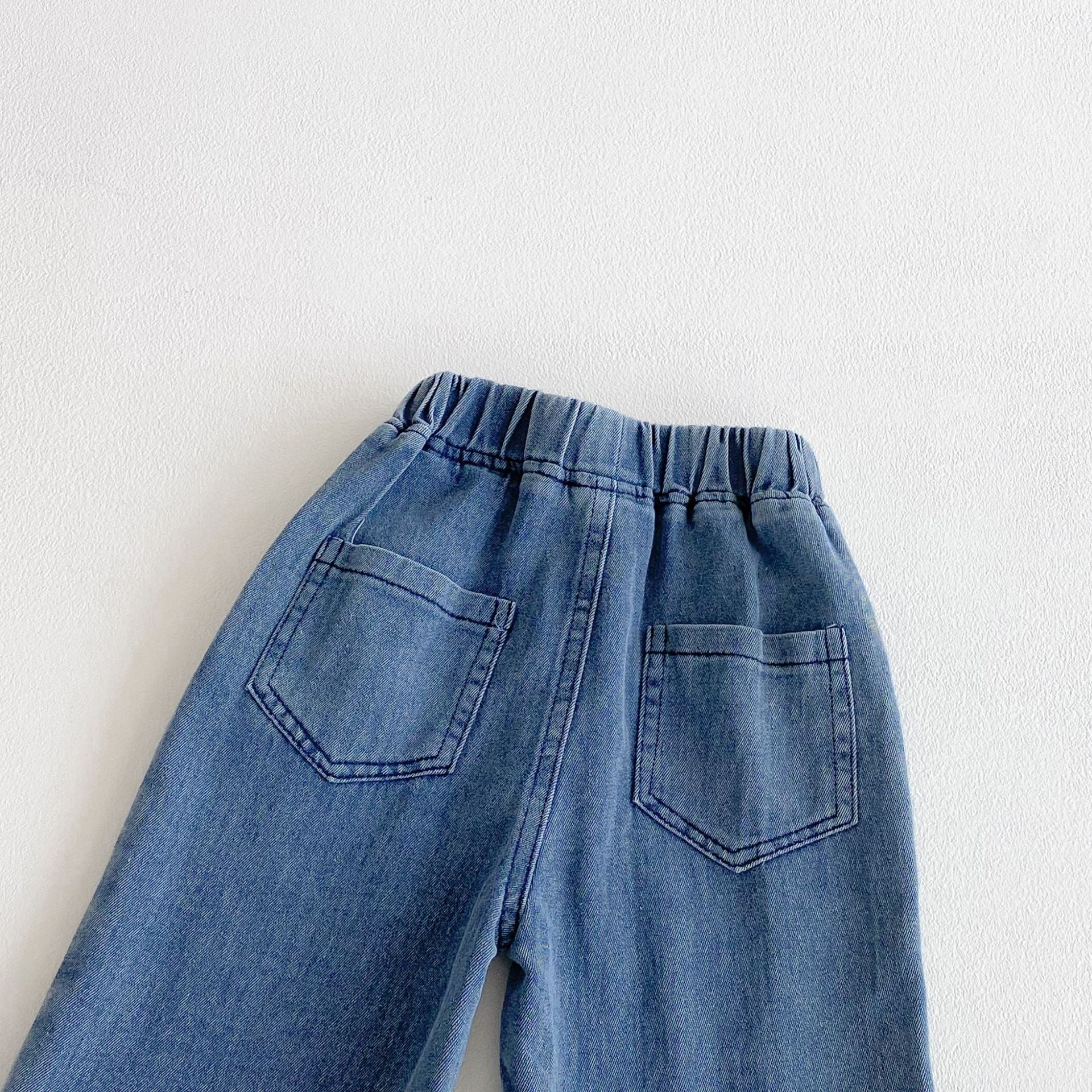 Autumn and Spring Arrival Casual American Style Lace Color Patchwork Denim Pants Wholesale for, MyKids-USA®, Jeans, MyKids-USA -  -  -  -  -  -  - 