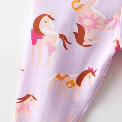 Autumn Arrival Baby Kids Girls Cartoon Pattern Casual Pants, MyKids-USA®, Trousers, MyKids-USA -  -  -  -  -  -  - 