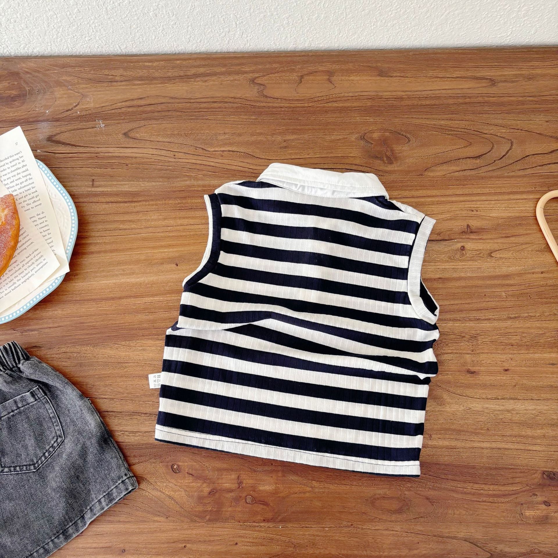 Summer Arrival Baby Kids Sleeveless Casual Striped Vest, MyKids-USA®, Baby & Toddler Tops, MyKids-USA -  -  -  -  -  -  - 