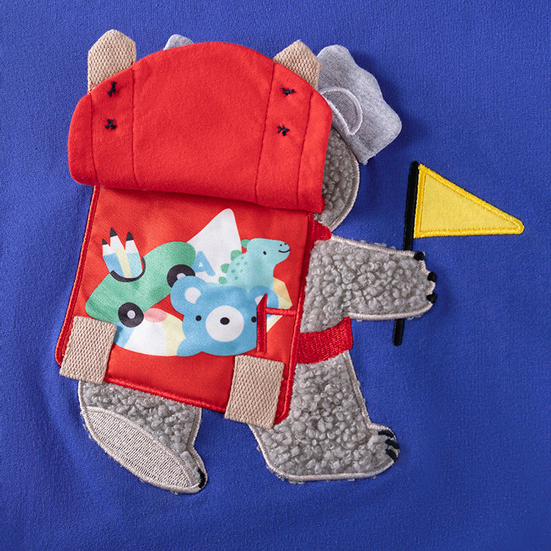 Spring and Autumn Boys Animals Cartoon Pattern Long Sleeves Pullover and Pants Clothing Set, MyKids-USA®, Baby & Toddler Outfits, MyKids-USA -  -  -  -  -  -  - 