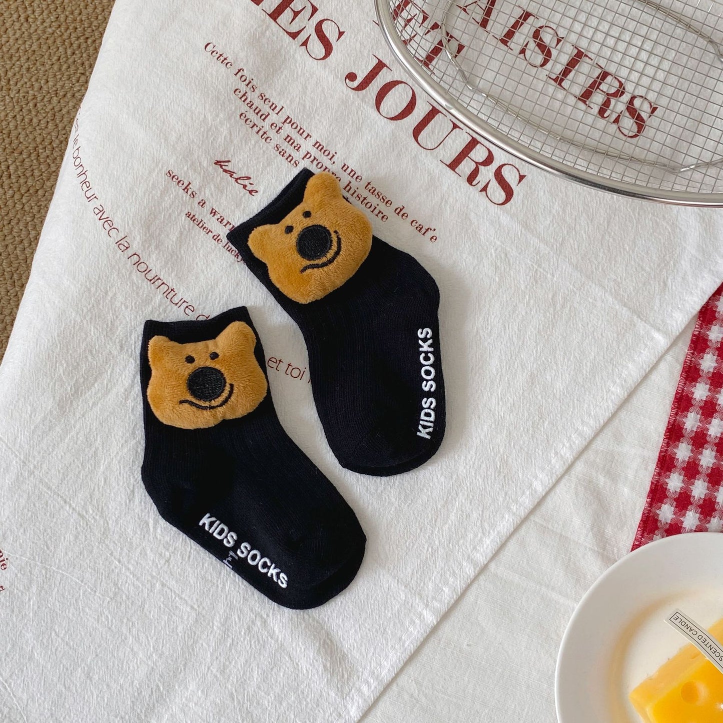 Autumn and Spring Baby Unisex Breathable Simple Cartoon Pattern Socks, MyKids-USA®, Baby & Toddler Socks & Tights, MyKids-USA - Size/Age - S (0-1Y) - Color - Brown -  -  - TR2512062305-C.