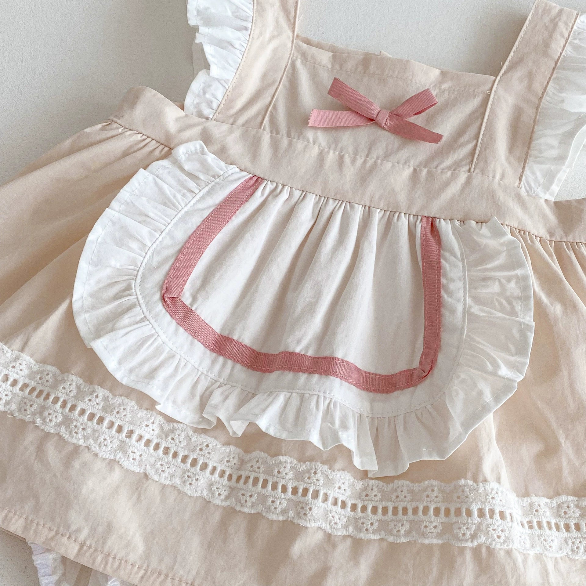 Summer Arrival Baby Girls Color Patchwork Sleeveless Strap Onesies Dress, MyKids-USA®, Baby One-Pieces, MyKids-USA -  -  -  -  -  -  - 