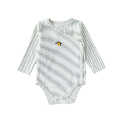 Autumn Arrival Baby Unisex Long Sleeves Fruits Pattern V Neck Onesies and Pants Clothing Sets, MyKids-USA®, Baby & Toddler Outfits, MyKids-USA - Size/Age - 66 (3-6M) - Color - Green -  -  - TR2508272255-A