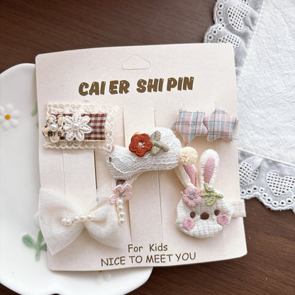 Collection of 5 Cartoon Hair Clips