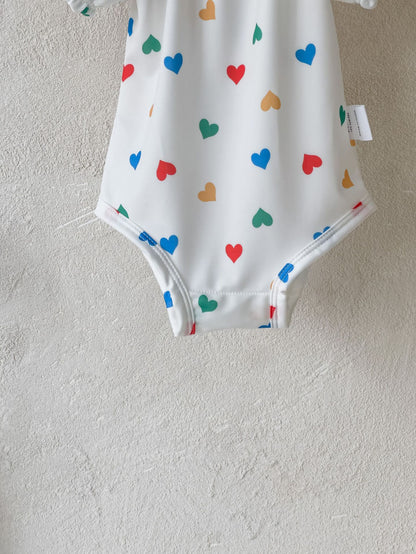 Arrival Girls’ Hearts Pattern Swimwear with Hat Set, MyKids-USA®, Baby & Toddler Swimwear, MyKids-USA -  -  -  -  -  -  - .
