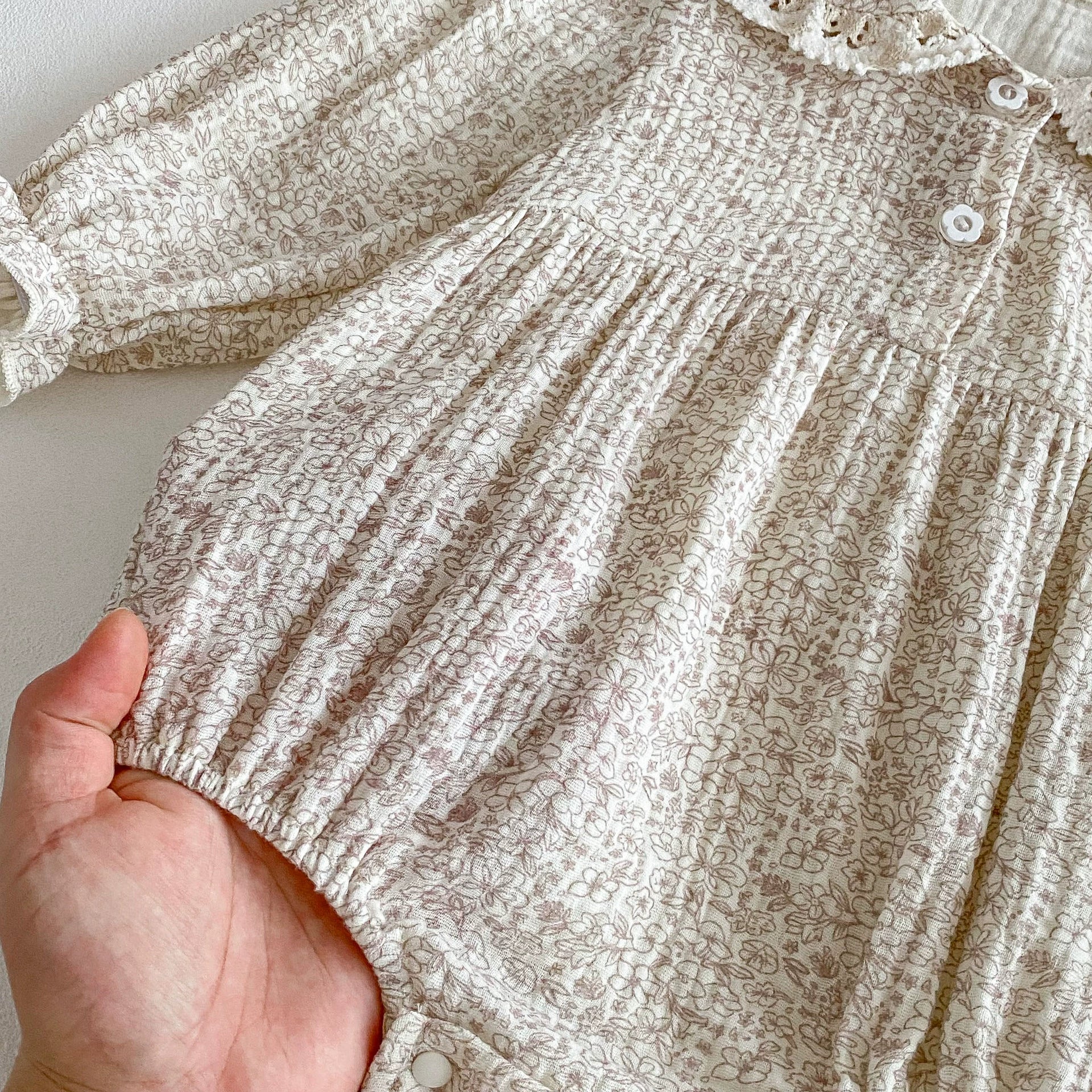 Autumn Arrival Baby Girls Long Sleeves Floral Pattern Onesies with Hat, MyKids-USA®, Baby & Toddler Dresses, MyKids-USA -  -  -  -  -  -  - 