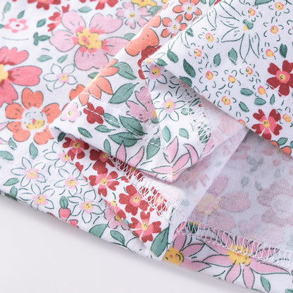 Arrival Autumn Girls Floral Pattern Long Sleeves Crew Neck Dress, MyKids-USA®, Baby & Toddler Dresses, MyKids-USA -  -  -  -  -  -  - 