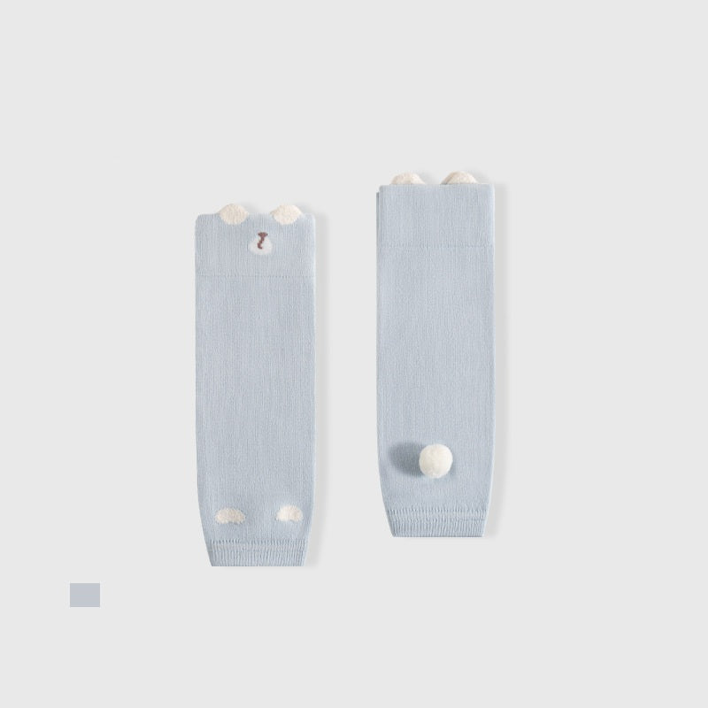 Spring and Autumn Baby Unisex Breathable Color Patchwork Knee Sleeves 23-27cm, MyKids-USA®, Baby Protective Wear, MyKids-USA - Size/Age - S (6-12M) - Color - Blue -  -  - TR2511172156-B