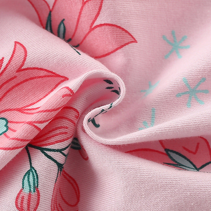 Summer Baby Kids Flowers Pattern T-shirt and Shorts Clothing Set for Girls, MyKids-USA®, Baby & Toddler Outfits, MyKids-USA -  -  -  -  -  -  - 