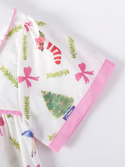 Summer Arrival Cartoon Pattern Short Sleeves Dress for Stylish Girls, MyKids-USA®, Baby & Children's Dresses, MyKids-USA -  -  -  -  -  -  - .