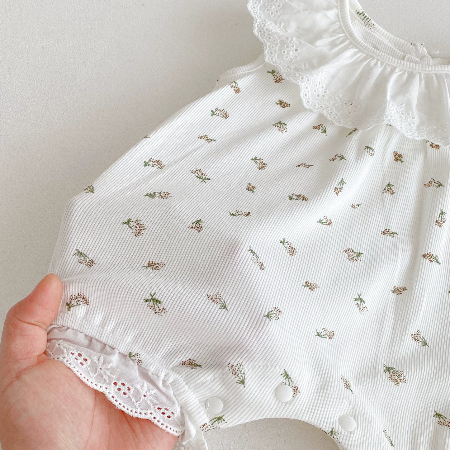 Summer Arrival Baby Girls Floral Pattern Sleeveless Rompers, MyKids-USA®, Baby One-Pieces, MyKids-USA -  -  -  -  -  -  - 