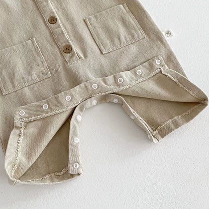 Summer Arrival Baby Unisex Solid Color Sleeveless Rompers Overalls, MyKids-USA®, Baby One-Pieces, MyKids-USA -  -  -  -  -  -  - 