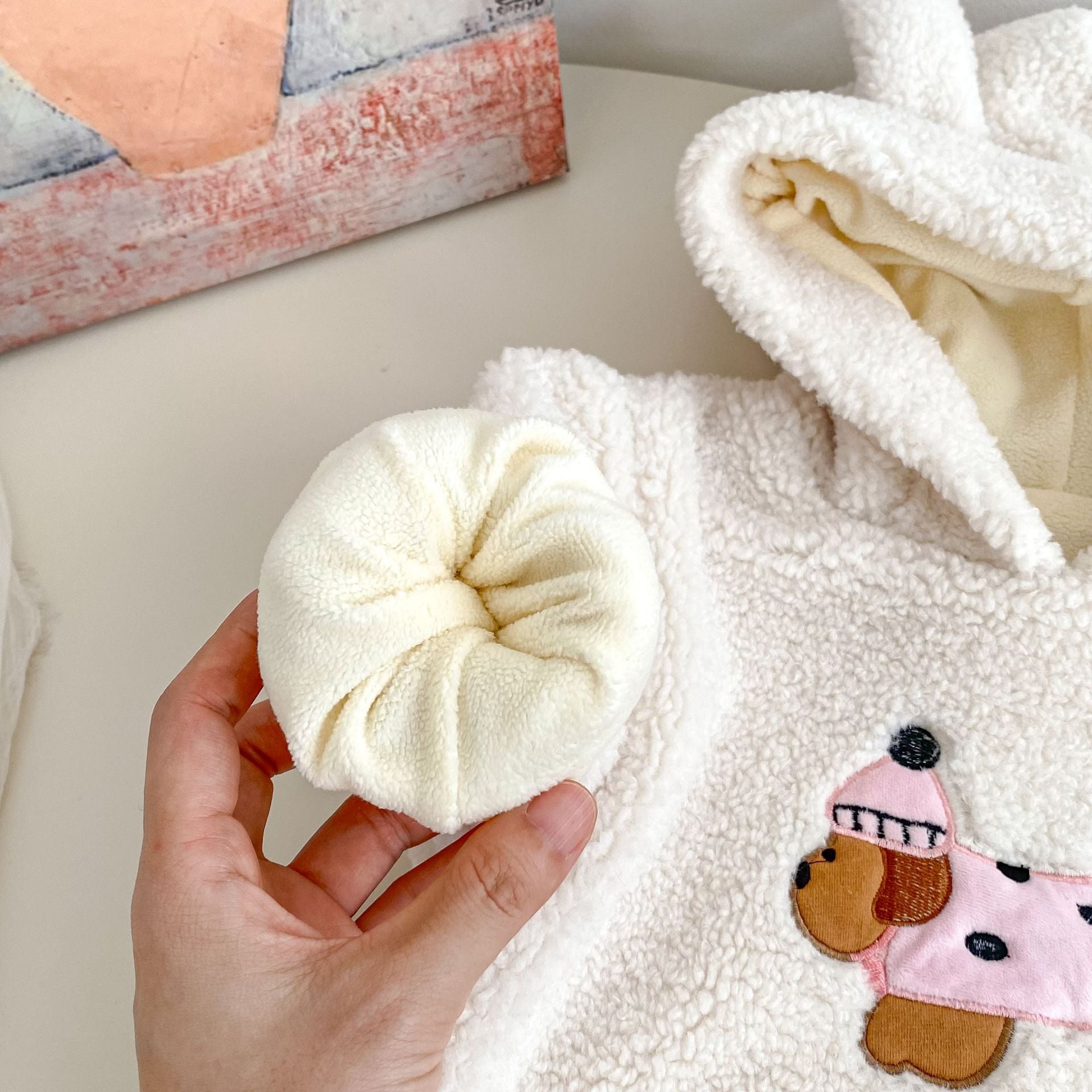 Winter Baby Kids Girls Long Sleeves Cartoon Pattern Fluffy Hoodies and Striped Pants Clothing Set, MyKids-USA®, Baby & Toddler Outfits, MyKids-USA -  -  -  -  -  -  - 