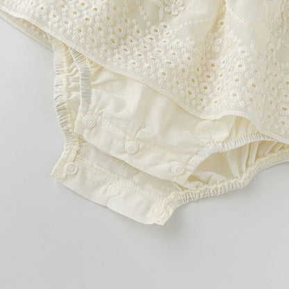 Summer Arrival Baby Girls Cute Short Sleeves Flowers Pattern Decorated Onesies, MyKids-USA®, Baby One-Pieces, MyKids-USA -  -  -  -  -  -  - 