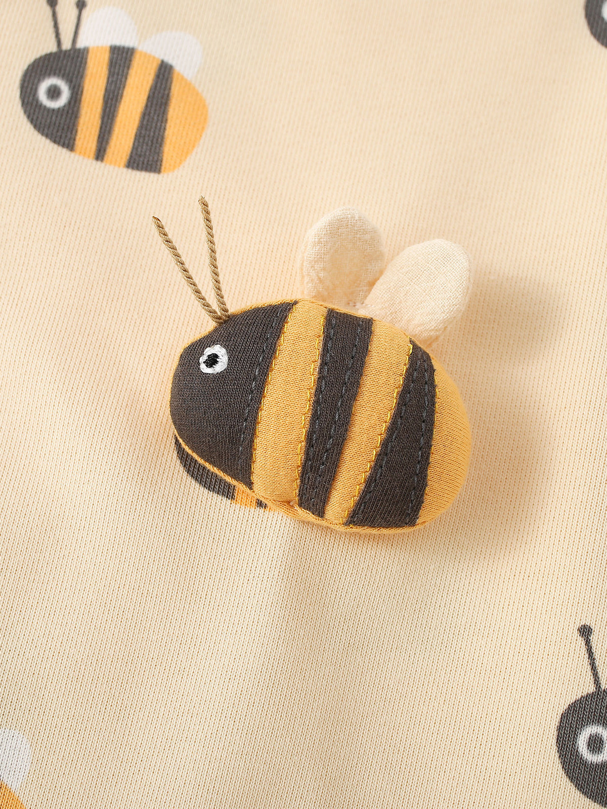 MyKids-USA® Winter Autumn Baby Kids Girls Bee Cartoon Pattern Long Sleeves Sweatshirt and Striped Pants Clothing Set