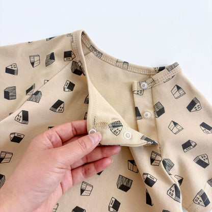 Summer Arrival Baby Unisex Geometric Pattern Short Sleeves Rompers, MyKids-USA®, Baby One-Pieces, MyKids-USA -  -  -  -  -  -  - 