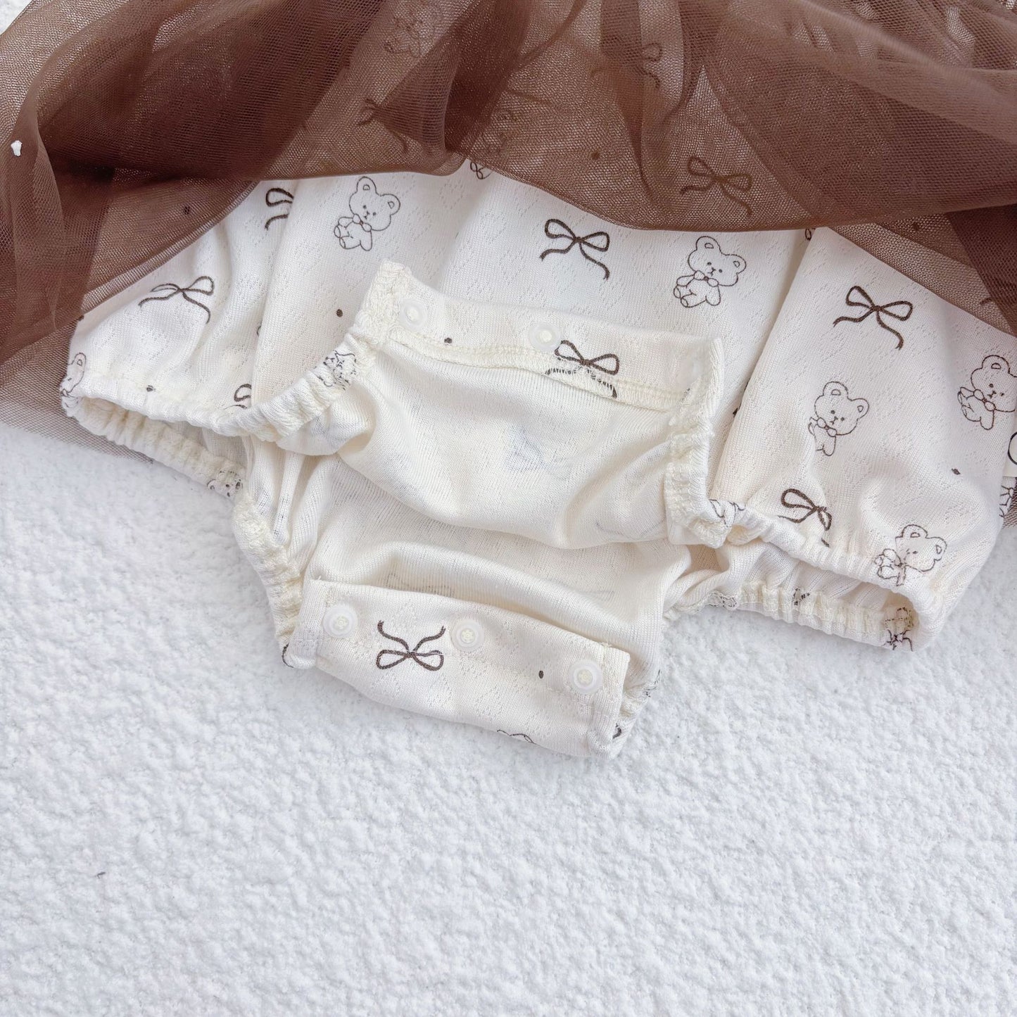 Summer Arrival Baby Girls Cute Teddy Bear Pattern Sleeveless Onesies, MyKids-USA®, Baby One-Pieces, MyKids-USA -  -  -  -  -  -  - 