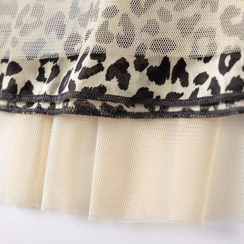 Autumn and Spring Arrival Princess Animals Pattern Long Sleeves Tulle Decorated Dress for Stylish Girls, MyKids-USA®, Baby & Toddler Dresses, MyKids-USA -  -  -  -  -  -  - 