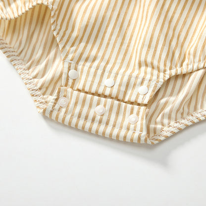 Summer Arrival Baby Girls Short Sleeves Cute Overalls Pattern Striped Onesies, MyKids-USA®, Baby One-Pieces, MyKids-USA -  -  -  -  -  -  - 