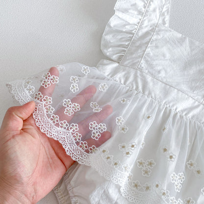 Summer Arrival Baby Girls Fly Sleeves Flowers Pattern Bodysuit, MyKids-USA®, Baby One-Pieces, MyKids-USA -  -  -  -  -  -  - .