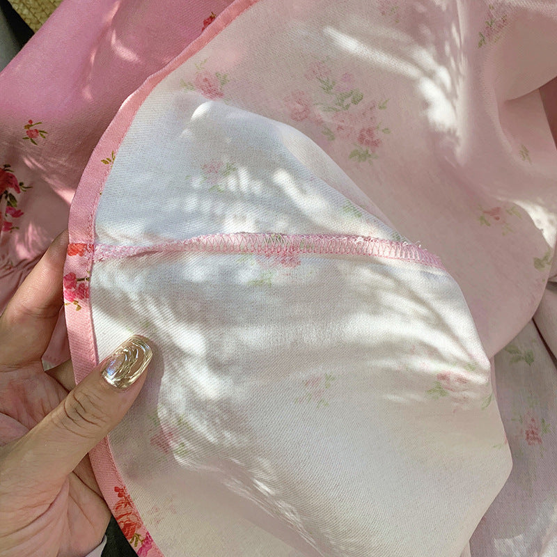 Autumn Arrival Baby Kids Girls Floral Pattern Long Sleeves Dress with Collar, MyKids-USA®, Baby & Toddler Dresses, MyKids-USA -  -  -  -  -  -  - 