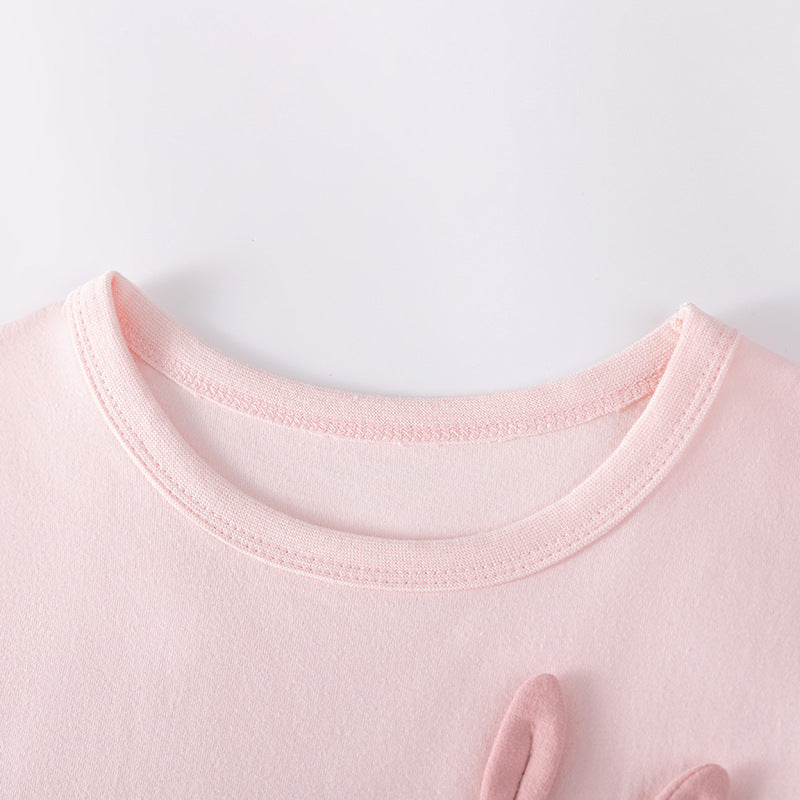 Summer Hot Selling Baby Kids Girls Short Sleeves Rabbits Pattern T-shirt and Floral Pants Clothing Set, MyKids-USA®, Baby & Toddler Outfits, MyKids-USA -  -  -  -  -  -  - .