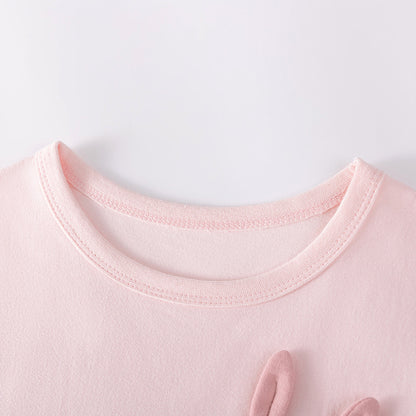 Summer Hot Selling Baby Kids Girls Short Sleeves Rabbits Pattern T-shirt and Floral Pants Clothing Set, MyKids-USA®, Baby & Toddler Outfits, MyKids-USA -  -  -  -  -  -  - .