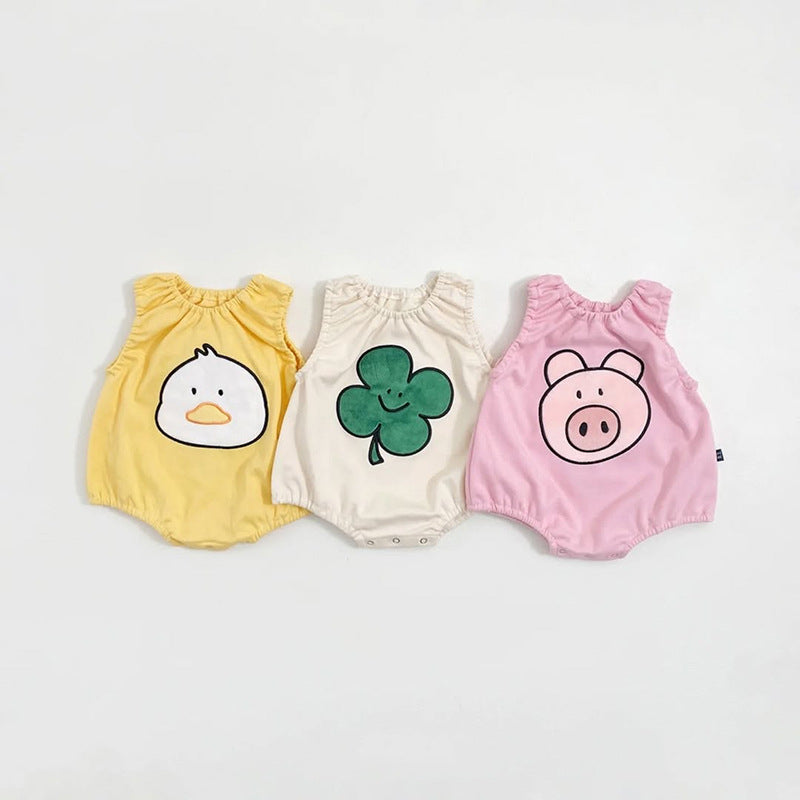 Arrival Autumn Baby Kids Long Sleeves Top and Cartoon Overalls Clothing Set
