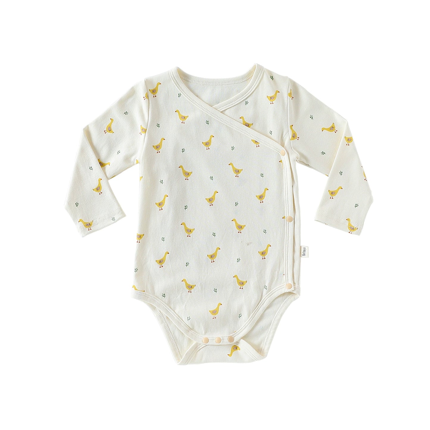 Arrival Baby Unisex Long Sleeves Casual Animals Pattern V Neck Onesies and Pants Clothing Sets, MyKids-USA®, Baby & Toddler Outfits, MyKids-USA - Size/Age - 66 (3-6M) - Color - Light Yellow -  -  - TR2509012005-C