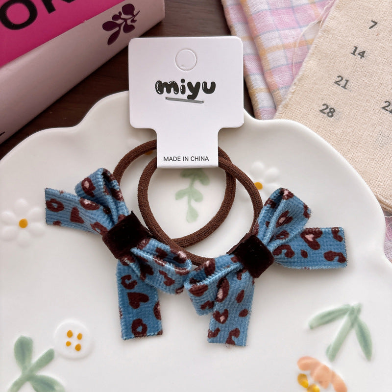 Collection of Hearts Pattern Hair Ties