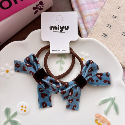 Collection of Hearts Pattern Hair Ties