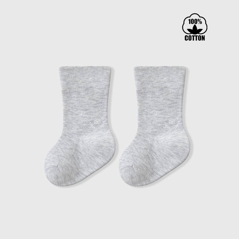 Autumn Baby Unisex Breathable Letters Pattern Simple Socks, MyKids-USA®, Baby & Toddler Socks & Tights, MyKids-USA - Size/Age - XS (0-6M) - Color - Grey -  -  - TR2511140047-C