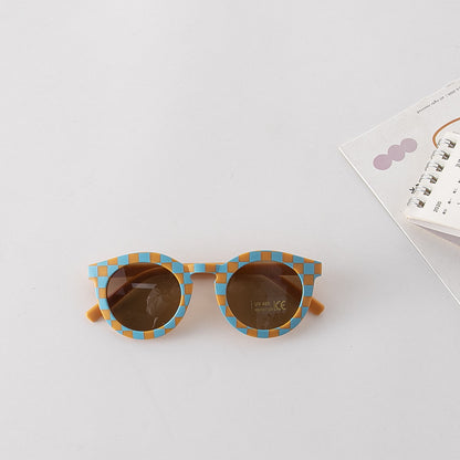 Kids Various Style Striped Pattern Vintage Style Sunglasses