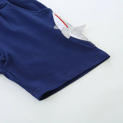 Summer Arrival Baby Kids Boys Cotton Casual Style Cartoon Pattern Color Patchwork Shorts, MyKids-USA®, Shorts, MyKids-USA -  -  -  -  -  -  - 